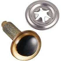 古いぬいぐるみの目　グラスアイ アンティーク 木箱に入ったぬいぐるみのグラスアイ